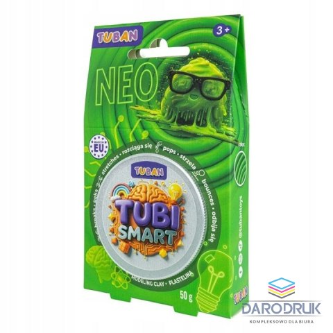 Tuban Plastelina 1 kol. Tubi Smart Neo neonowa 50g Tuban (TU8519)