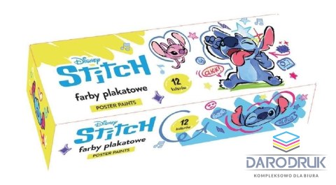 (nd) Farby plakatowe Stitch kolor: mix 20ml 12 kolor. (nd) (0842)