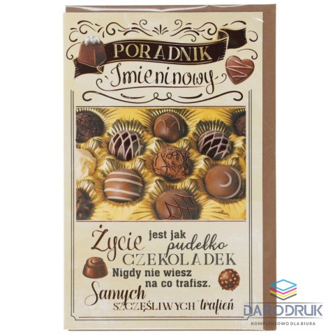 Ab Card Kartka składana imieniny [mm:] 130x205 Ab Card (AB)