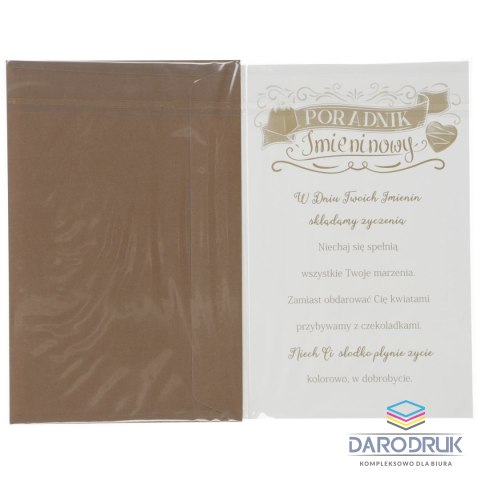 Ab Card Kartka składana imieniny [mm:] 130x205 Ab Card (AB)