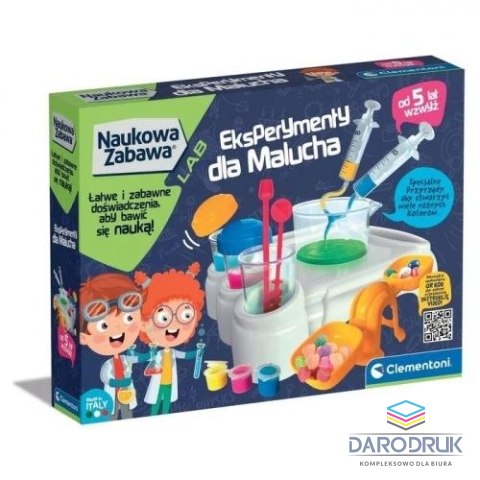 Clementoni Zestaw kreatywny dla dzieci Eksperymenty malucha 5+ Clementoni (50895)