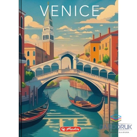 Herlitz Brulion B5 Retro City 160k. 70g krata Herlitz (400196853)