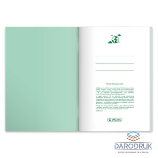 Herlitz Zeszyt A5 Pastel Colors Eco PP 9552514 60k. 70g linia Herlitz (400198107)