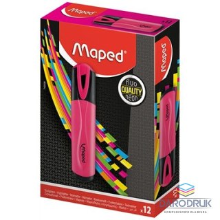 Maped Zakreślacz fluo peps różowy wkład różowy 1,0-5,0mm Maped (734036)