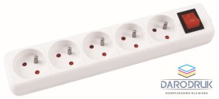 Office Products Listwa zasilająca 1,5m 5 gniazd Office Products (13115141-14)