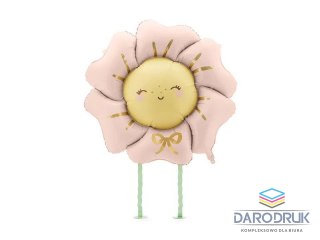 Partydeco Balon foliowy Kwiatek, 104x104 cm, rumiany różowy Partydeco (FB273-081RM)