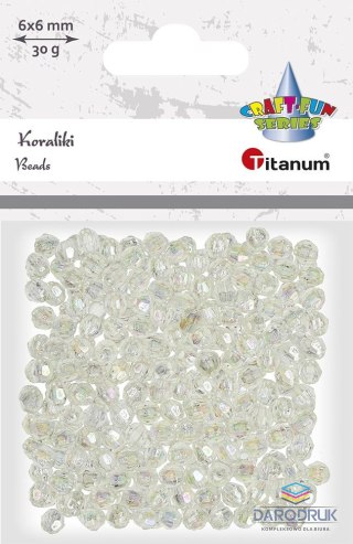 Titanum Koraliki kreatywne Craft-Fun Series białe Titanum (18064)