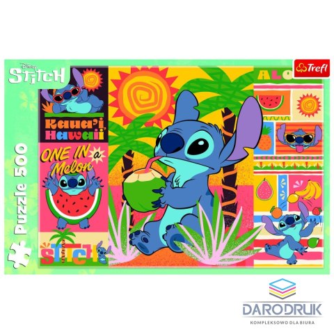 Trefl Puzzle Holiday with Stitch 500 el. Trefl (37483)