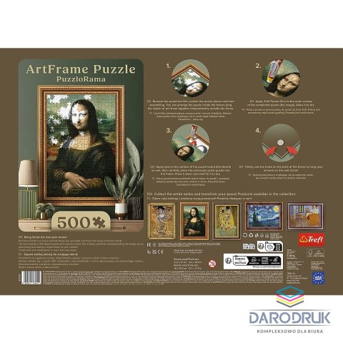 Trefl Puzzle Mona Lisa 500 el. Trefl (37541)