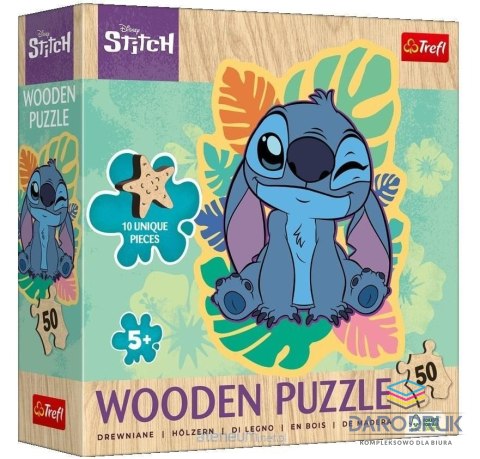 Trefl Puzzle Wesoły Stitch 50 el. Trefl (20281)
