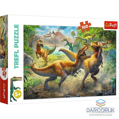 Trefl Puzzle walczące tyranozaury 160 el. Trefl (15360)