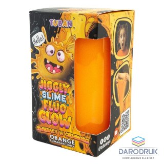 Tuban Glut Jiggly Slime Fluo Glow pomarańczowy Tuban