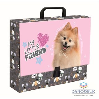 Unipap Teczka kartonowa na zatrzask My Little Friend Sweet Pomeranian mix Unipap