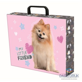 Unipap Teczka kartonowa na zatrzask My Little Friend Sweet Pomeranian mix Unipap