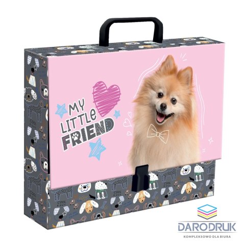 Unipap Teczka kartonowa na zatrzask My Little Friend Sweet Pomeranian mix Unipap