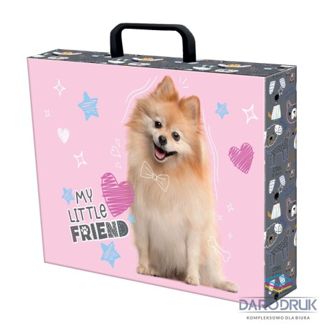Unipap Teczka kartonowa na zatrzask My Little Friend Sweet Pomeranian mix Unipap