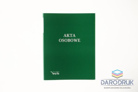 Warta Teczka do akt osobowych A4 ABCDE zielony papier Warta (339-040)