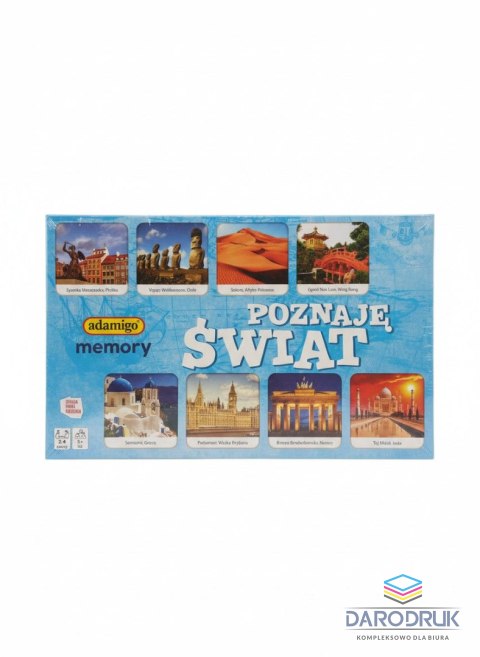 Adamigo Gra edukacyjna Poznaję świat memory Adamigo