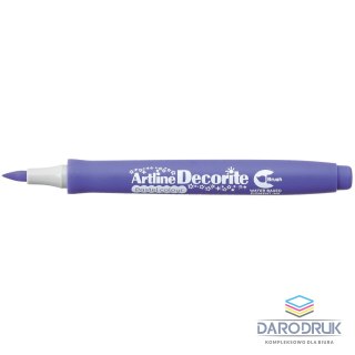 Artline Marker specjalistyczny pastelowy decorite wkład fioletowy pędzelek końcówka Artline (AR-035 6 4)