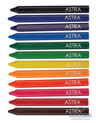 Astra Kredki świecowe 12 kol. Astra