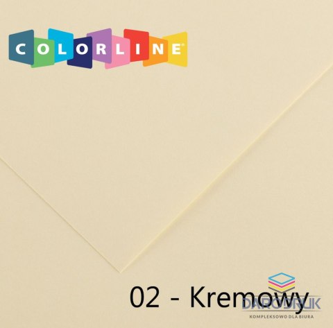 Canson Brystol Colorline 02 kremowy 150g 10k [mm:] 500x650 Canson (200041378)