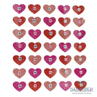 Craft with Fun Naklejka (nalepka) serca Craft with Fun (501869)