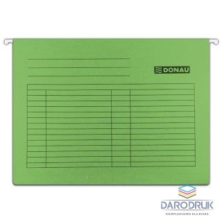 Donau Teczka zawieszkowa A4 zielony karton 230g Donau (7410905-06)