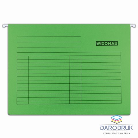 Donau Teczka zawieszkowa A4 zielony karton 230g Donau (7410905-06)