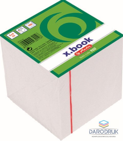 Herlitz Kostka papierowa 9930140 biały [mm:] 90x90x 90 Herlitz (300023301)