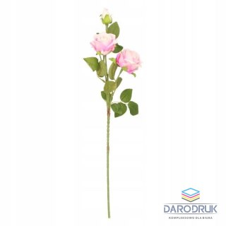 Home And Garden Kwiaty róża 3 szt. 60cm różowa Home And Garden (0979)