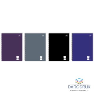 Interdruk Kołozeszyt (kołonotatnik) A6 ONE COLOR 80# 80k. 70g krata Interdruk