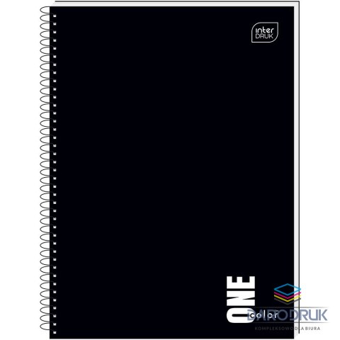 Interdruk Kołozeszyt (kołonotatnik) A6 ONE COLOR 80# 80k. 70g krata Interdruk