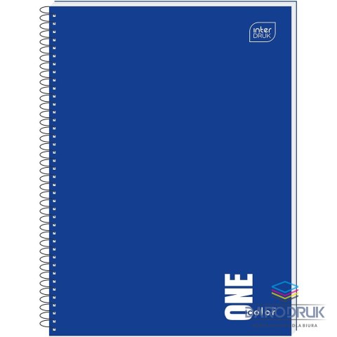 Interdruk Kołozeszyt (kołonotatnik) A6 ONE COLOR 80# 80k. 70g krata Interdruk