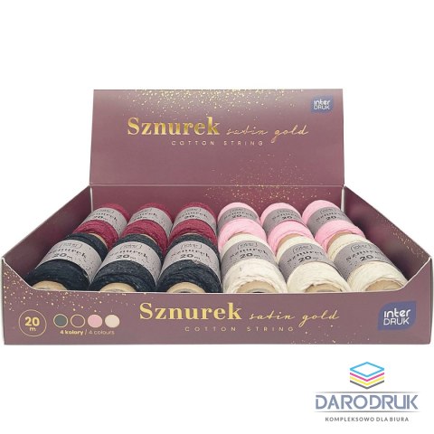 Interdruk Sznurek szurek satin gold 5902277345523 20m Interdruk (20m)