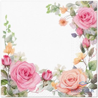 Paw Serwetki TaT Gentle Bloom mix bibuła [mm:] 330x330 Paw (TL127700)