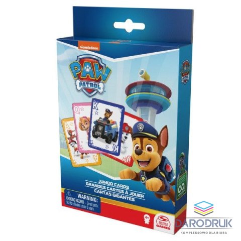 Spin Master Gra karciana Psi Patrol karty Jumbo Spin Master (6066830)