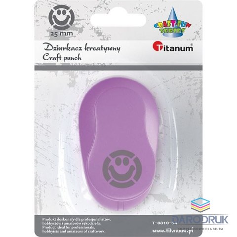 Titanum Dziurkacz ozdobny Craft-Fun Series 25mm buźka Titanum (T-8810-54)