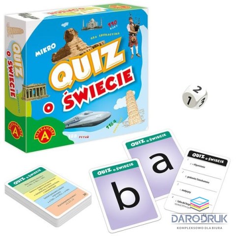 Alexander Gra edukacyjna Quiz o Świecie Alexander (8706)