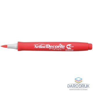 Artline Marker specjalistyczny decorite wkład czerwony pędzelek końcówka Artline (AR-035 2 2)