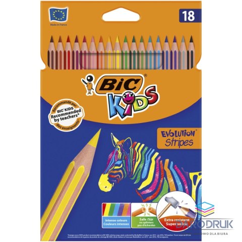 Bic Kids Kredki ołówkowe Evolution 12 kol 18 kol. Bic Kids (829024)