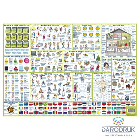 Derform Podkład na biurko karton pokryty folią [mm:] 490x340 Derform (SPOA)