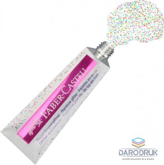 Faber Castell Brokat w żelu Rainbow kolor: mix 1 kolor. Faber Castell (125089 FC)