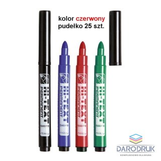 Fibracolor Marker permanentny wkład czerwony 6,0mm okrągła końcówka Fibracolor