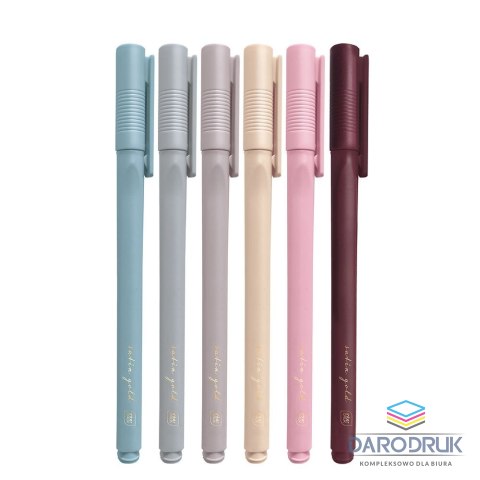 Interdruk Cienkopis SATIN GOLD 6KOL wkład mix 6kol. Interdruk (5902277346711)