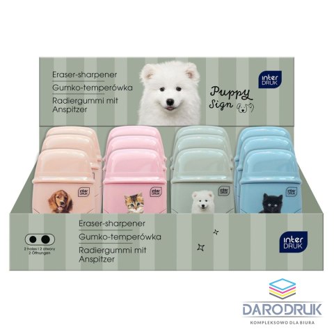 Interdruk Temperówka PUPPY SIGN podwójna mix Interdruk