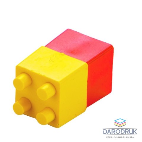 Keyroad Kredki świecowe KIDS BRICKS, W KSZTAŁCIE KLOCKÓW 16 kol. Keyroad (KR972654)