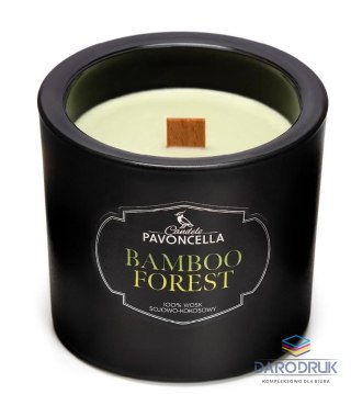Pavoncella Świeczka ozdobna Classico Bamboo Forest czarna 170g Pavoncella (5905711530387)