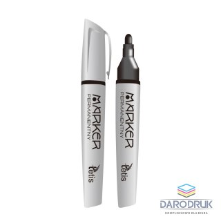 Tetis Marker permanentny wkład czarny 3,0mm ścięta końcówka Tetis (KM109-VO)