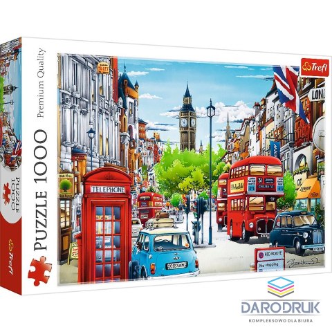 Trefl Puzzle Ulica Londynu 1000 el. Trefl (10557)