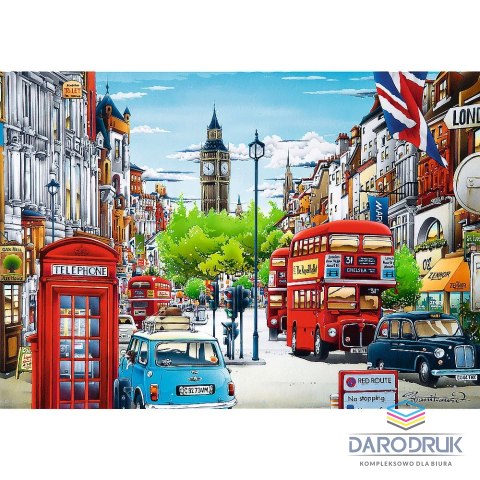 Trefl Puzzle Ulica Londynu 1000 el. Trefl (10557)